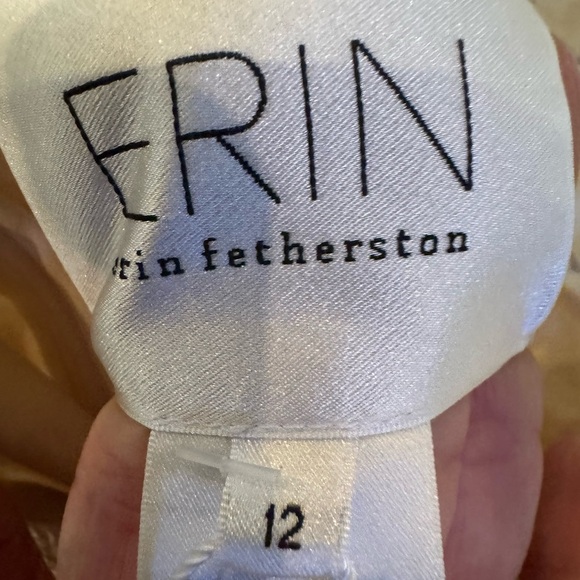 ERIN by Erin Fetherston Cream Lace Midi Dress - Picture 7 of 10